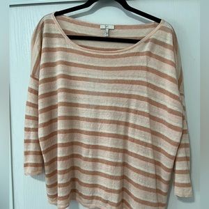Joie Peach linen top